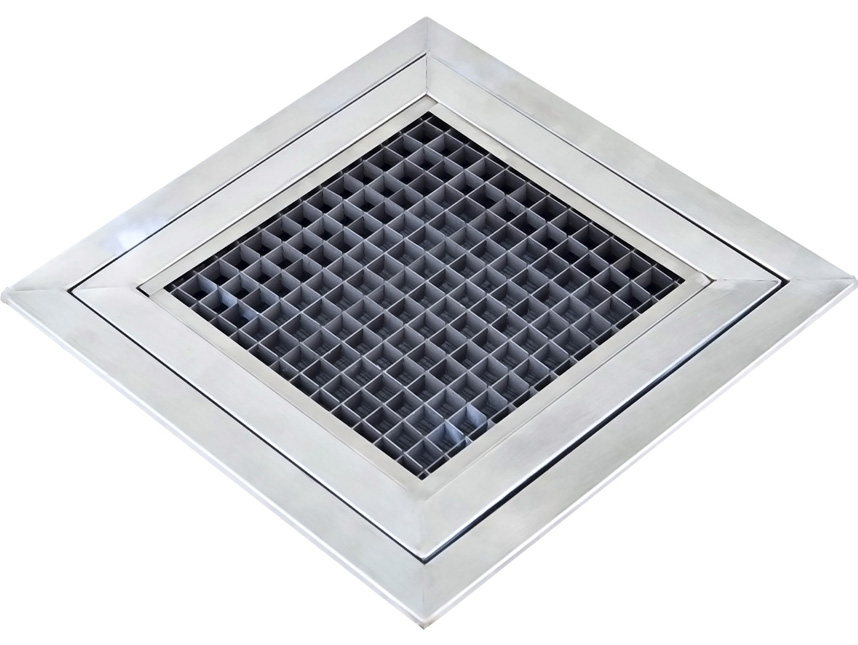 不锈钢可拆式格栅顶回风口DSC_2204